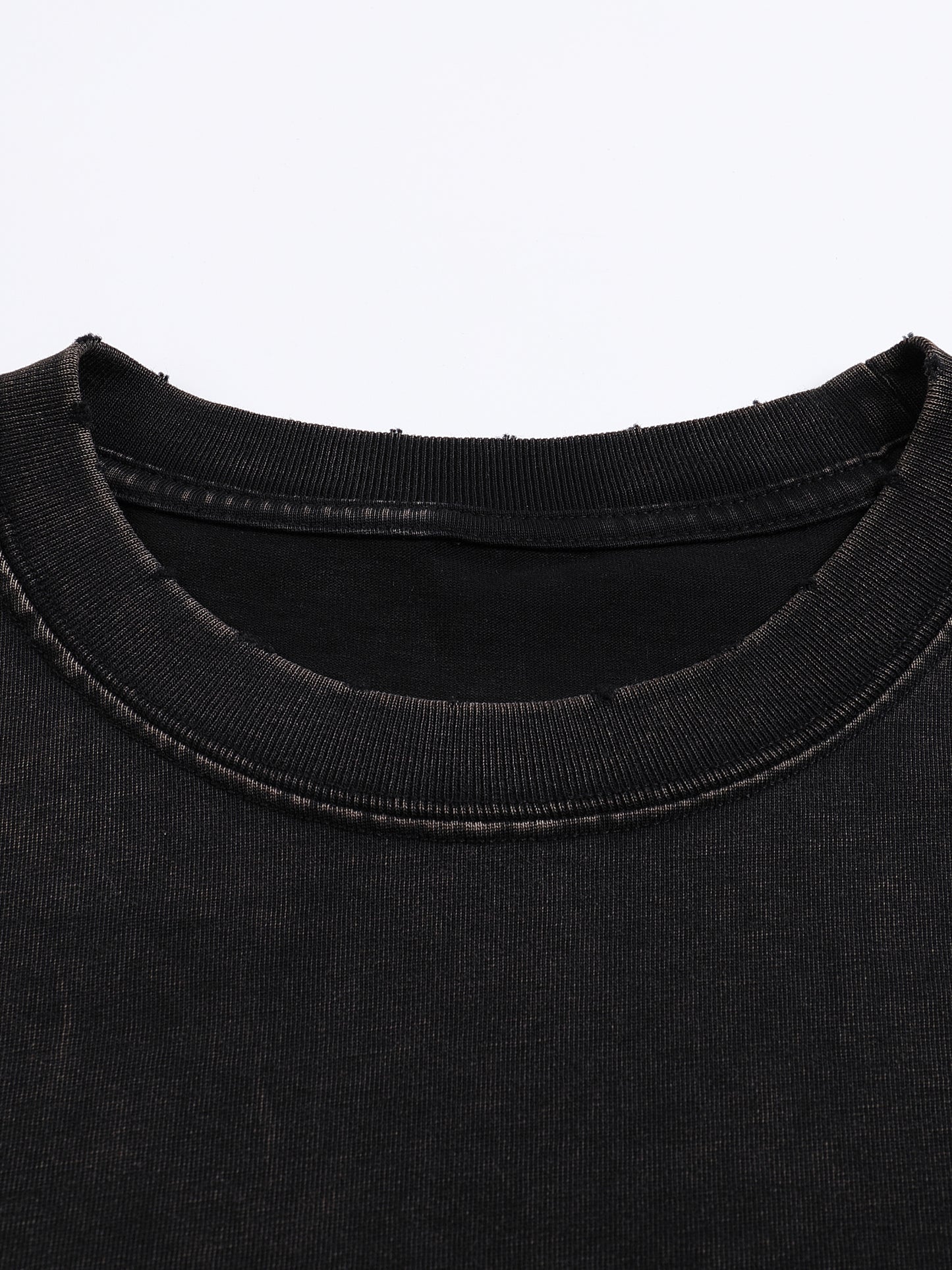 Vintage Washed Frayed Edge T-Shirt