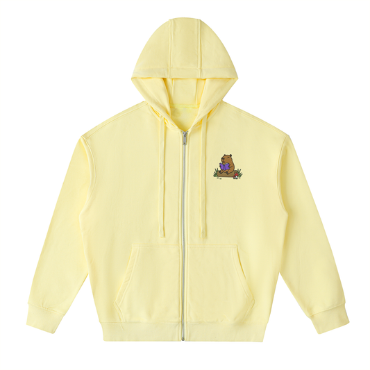 Capybara || Zip Up Hoodie