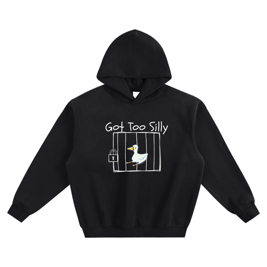 Fleeced Boxy Hoodie