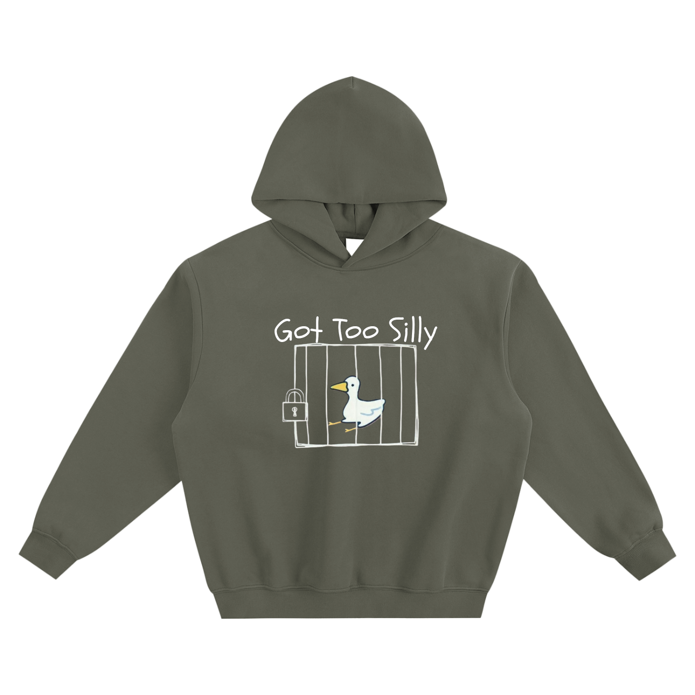 Fleeced Boxy Hoodie