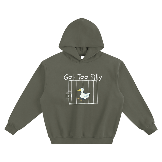 Fleeced Boxy Hoodie