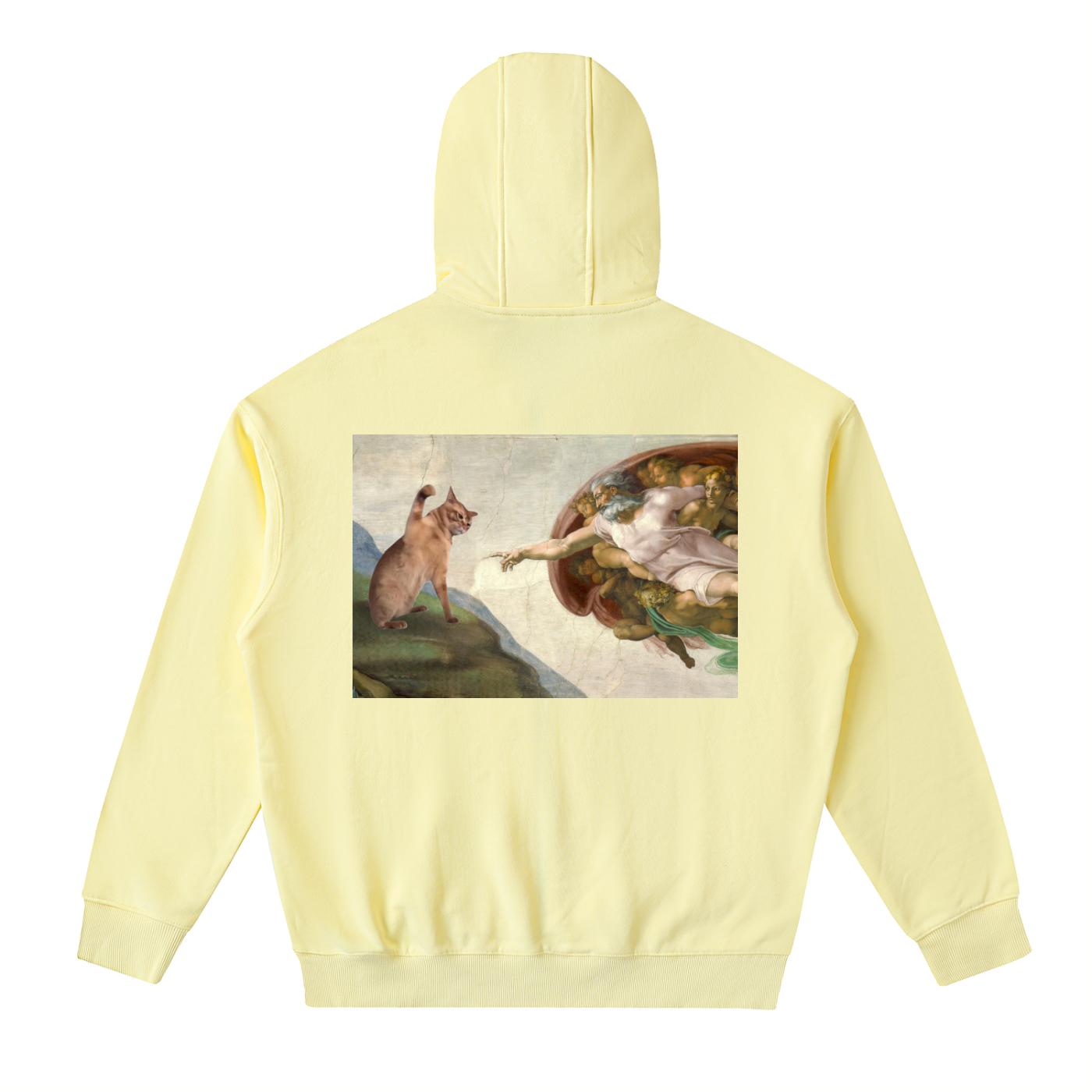 Drop-Shoulder Zip Up Hoodie