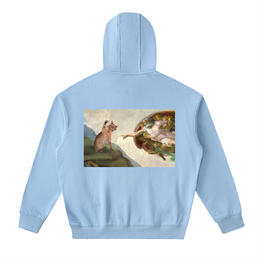 God and Cat || Zip Up Hoodie