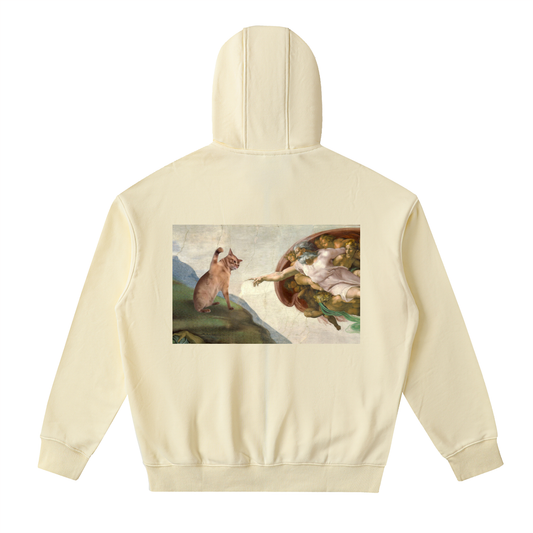 God and Cat || Zip Up Hoodie