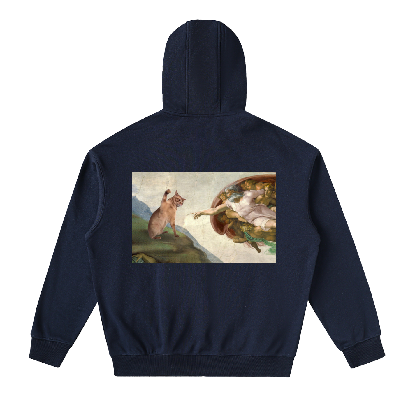 God and Cat || Zip Up Hoodie