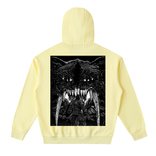 Drop-Shoulder Zip Up Hoodie