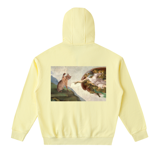 God and Cat || Zip Up Hoodie
